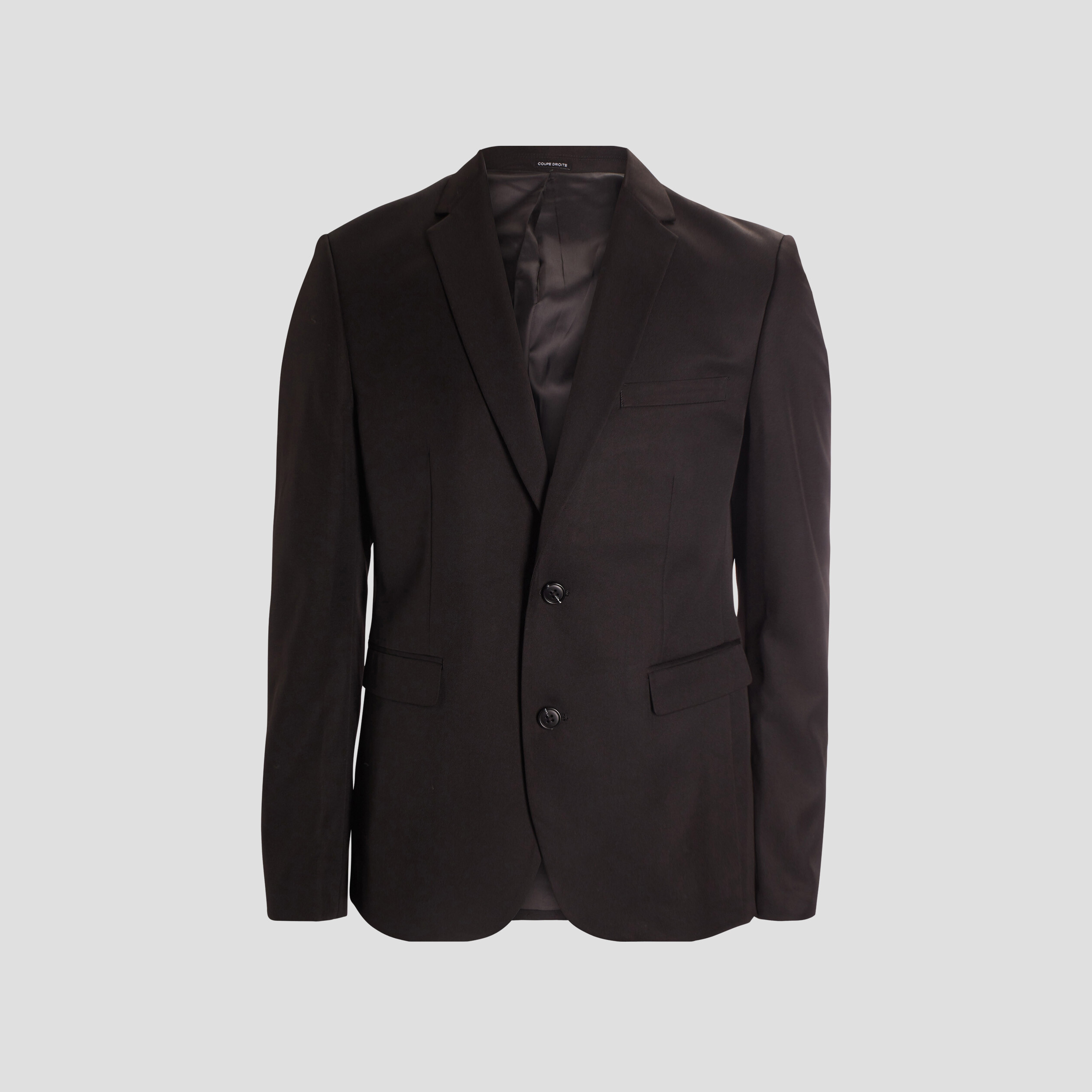 Veste de costume droite noir homme | La Halle