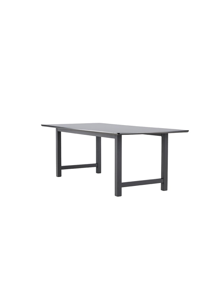 ebuy24 Esstisch Oslo  Schwarz 220 x 100 cm günstig kaufen onesize