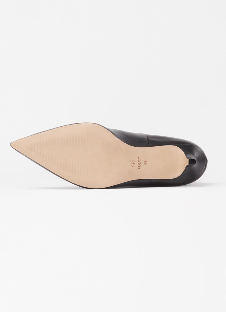 Dune London  Smooth laars van leer met doorgestikte details