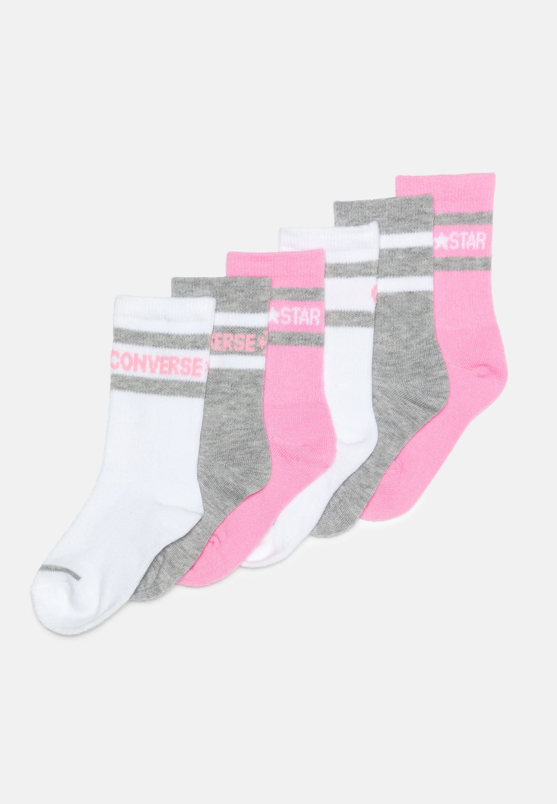 Converse WORDMARK CREW UNISEX PACK DE 6 - Calcetines