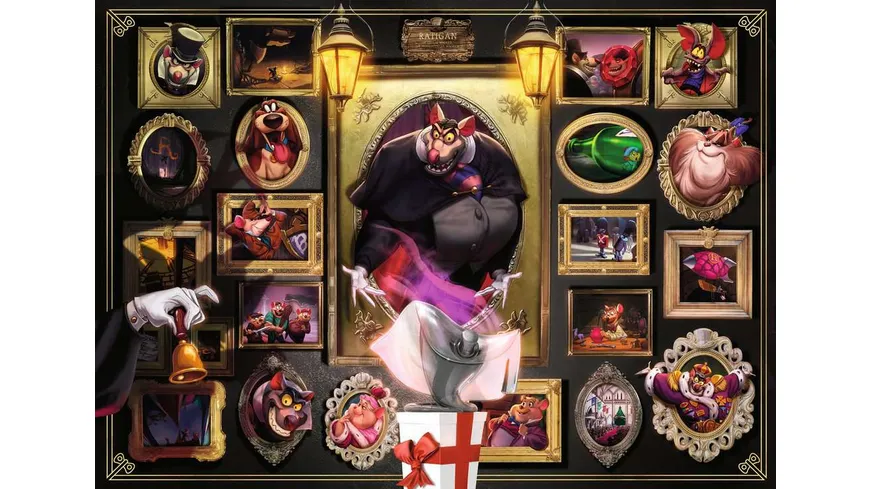 Ravensburger Puzzle - Ratigan - 1000 Teile  Villainous Puzzle für Erwachsene und Kinder ab 14 Jahren