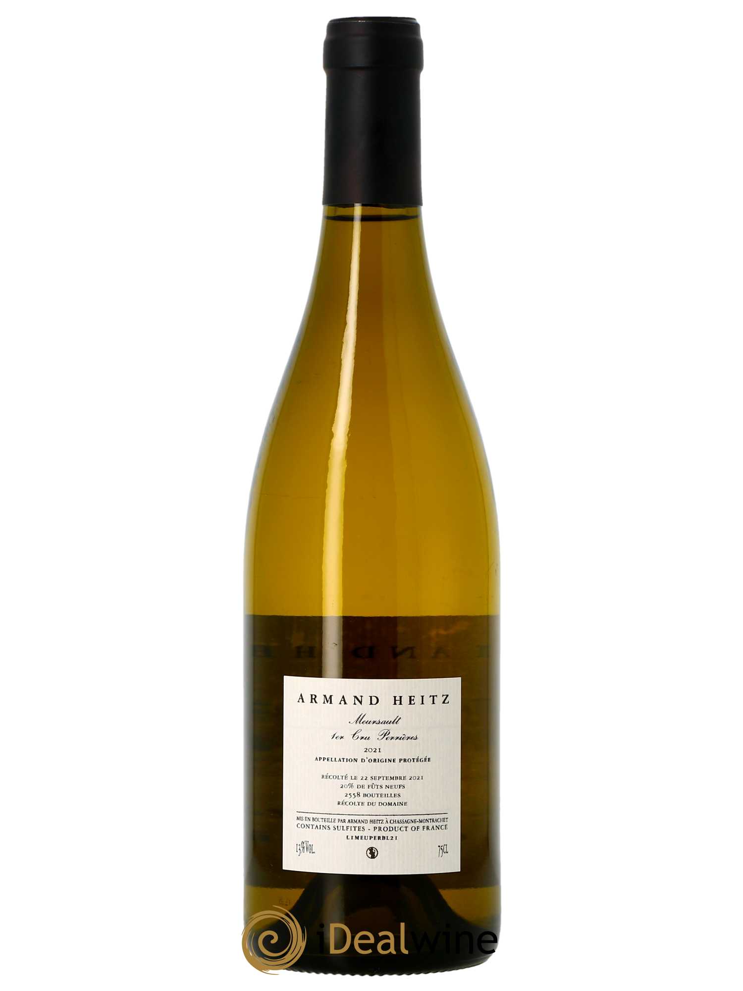 Meursault 1er Cru Les Perrières Armand Heitz  2021 - Lot de 1 Bouteille