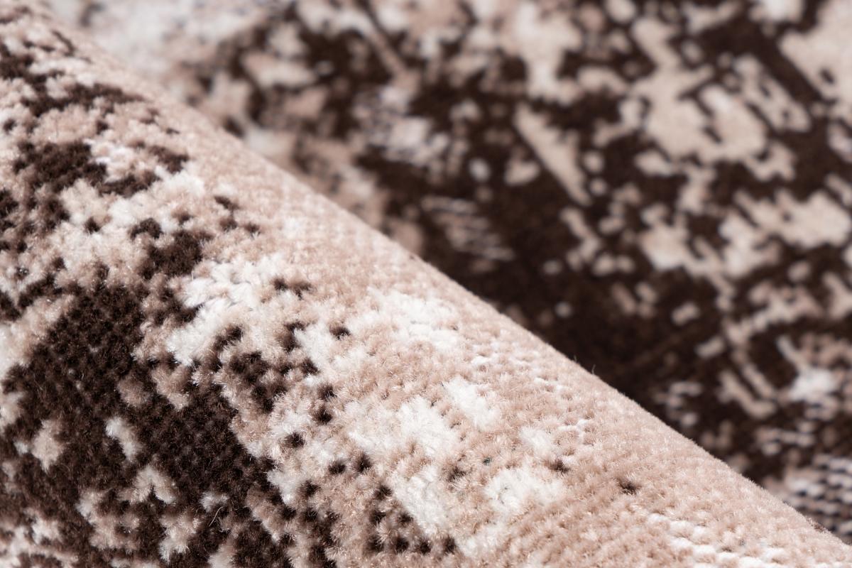megusta Vintage-Teppich Taupe / Braun 80cm x 150cm