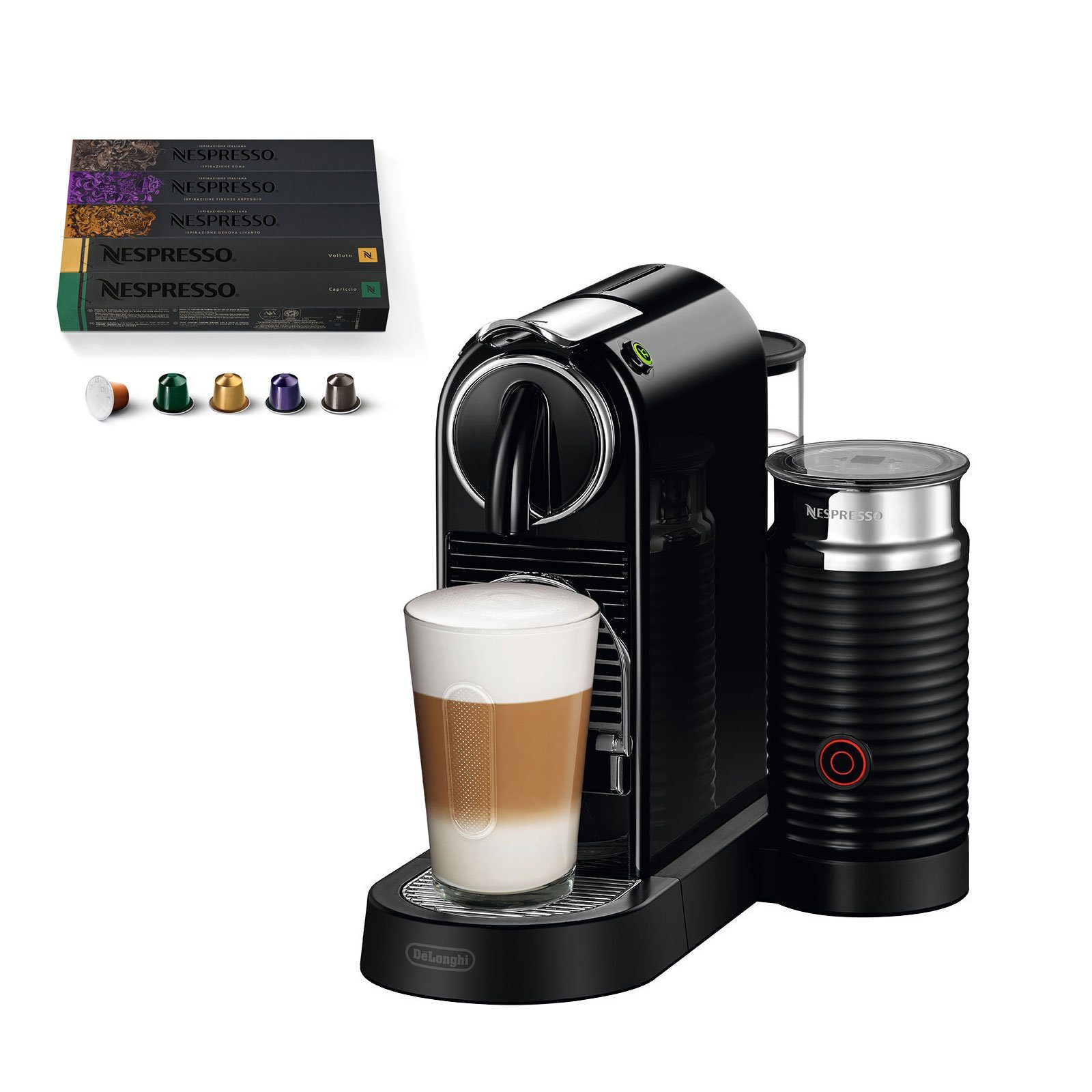 De'Longhi Kapselmaschine EN 267.BAE Citiz & Milk, NESPRESSO ORIGINAL Mixed 50er Set