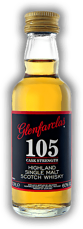 Glenfarclas 105 Cask Strength Single Malt Whisky 0,05 Liter Glenfarclas 105 Cask Strength Single Malt Whisky 0,05 Liter  0,05	 Liter - Vol 60%