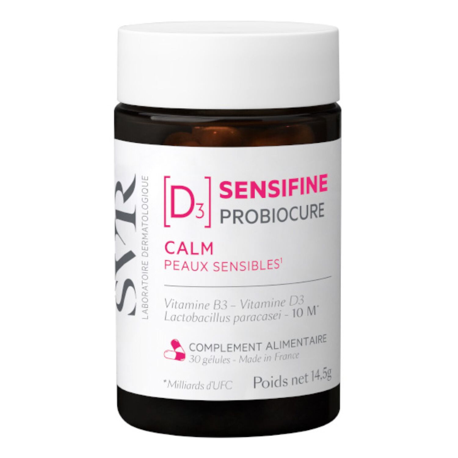 SVR Sensifine Probiocure Complément Alimentaire Dermatologique, peaux sensibles, réactives 14G