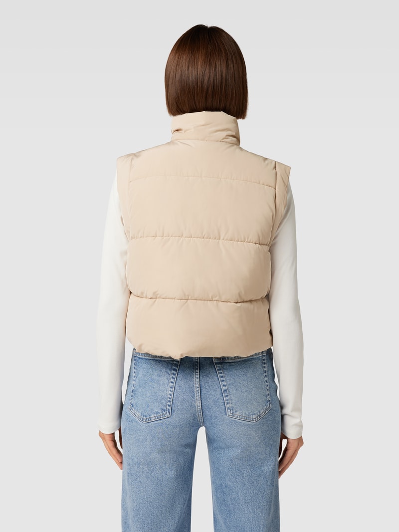 Steppweste mti Stehkragen Modell 'Nina' in beige