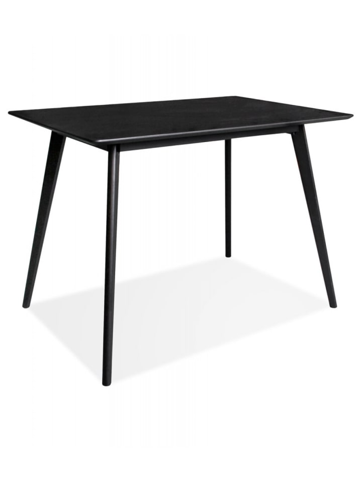KADIMA DESIGN Kleiner Schwarzer Designertisch aus MDF | Minimalistischer Stil in Schwarz günstig kaufen onesize