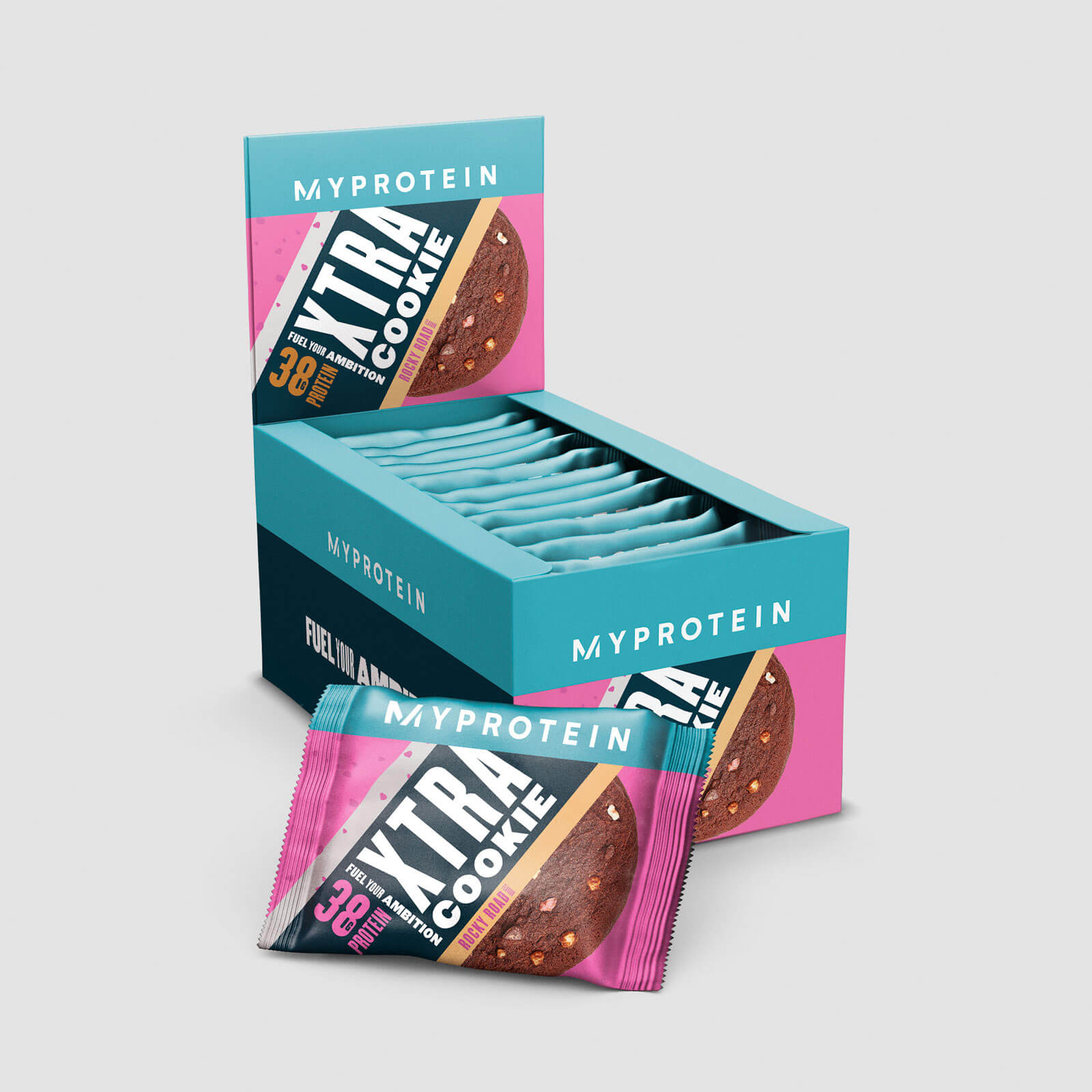Protein Cookie, Rocky Road, 12 x 75g