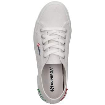 Superga Big Rubber Patch Sneaker in weiß