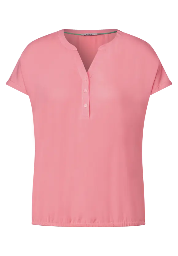 CECIL Bluse mit Elastiksaum