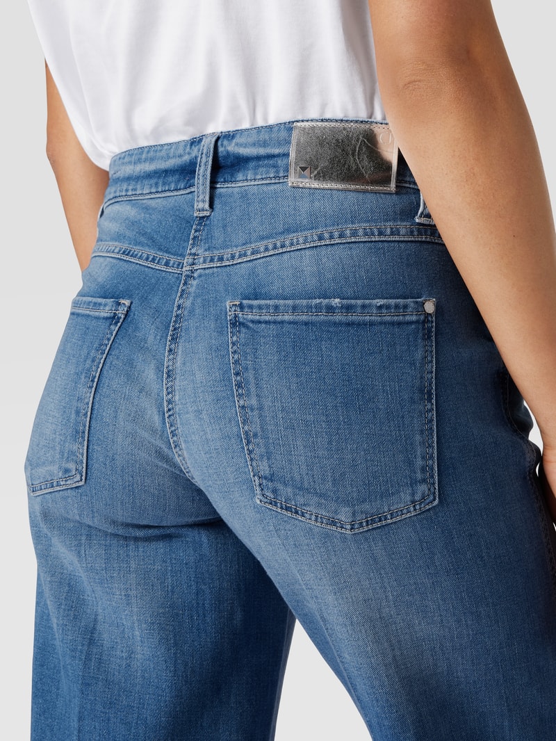 Relaxed Fit Jeans mit Reißverschluss Modell 'AIMEE SEAM' in hellblau