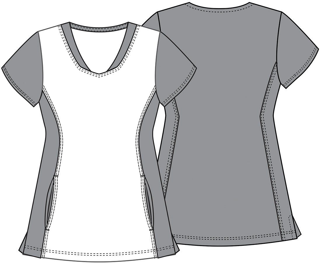 Cherokee Funktionsbluse Bunt bedruckter Damen Kasack 