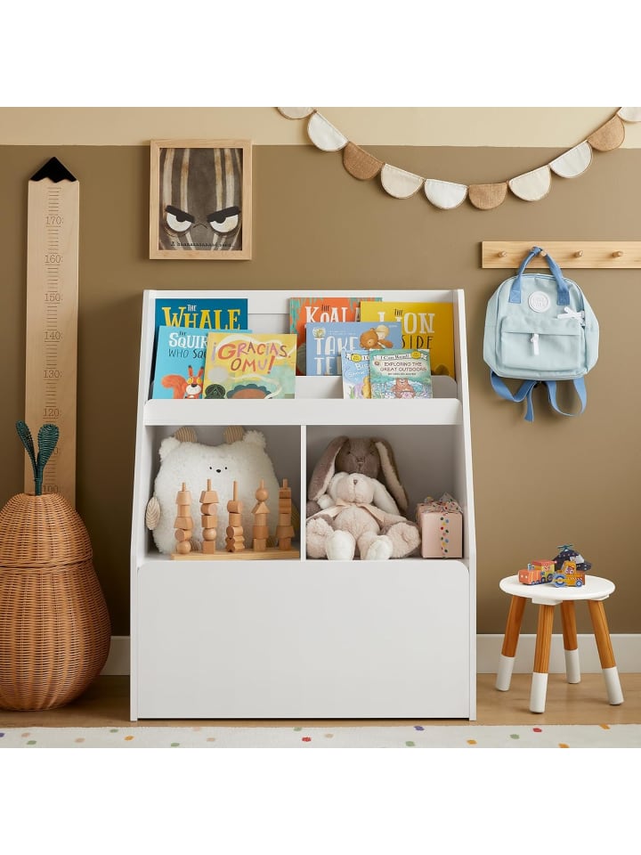 SoBuy Kinderregal in Weiß - (B)76 x (H)100 x (T)40cm günstig kaufen onesize
