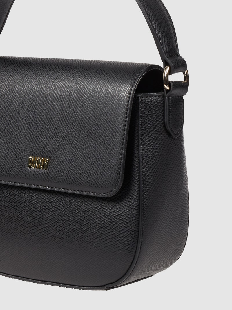 Handtasche aus Leder Modell 'Immy' in schwarz