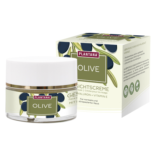 PLANTANA Olive Gesichtscreme Hyaluron & Vitamin-E  50 ml  Creme