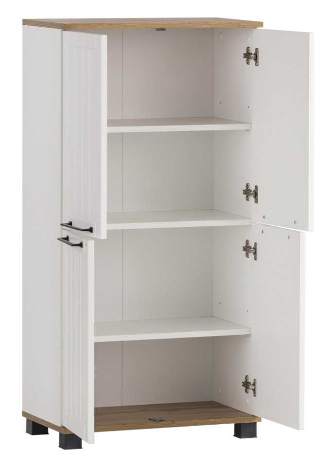 Badezimmer Schrank breit