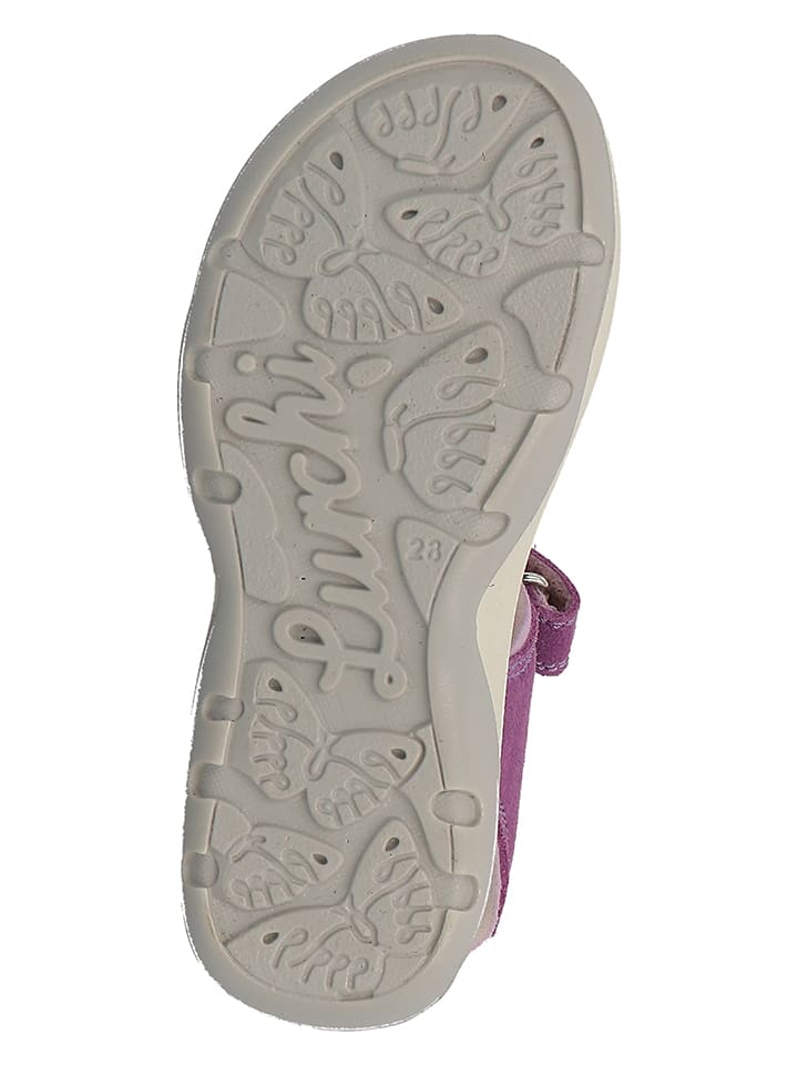 Lurchi Leder-Sandalen in Violett günstig kaufen
