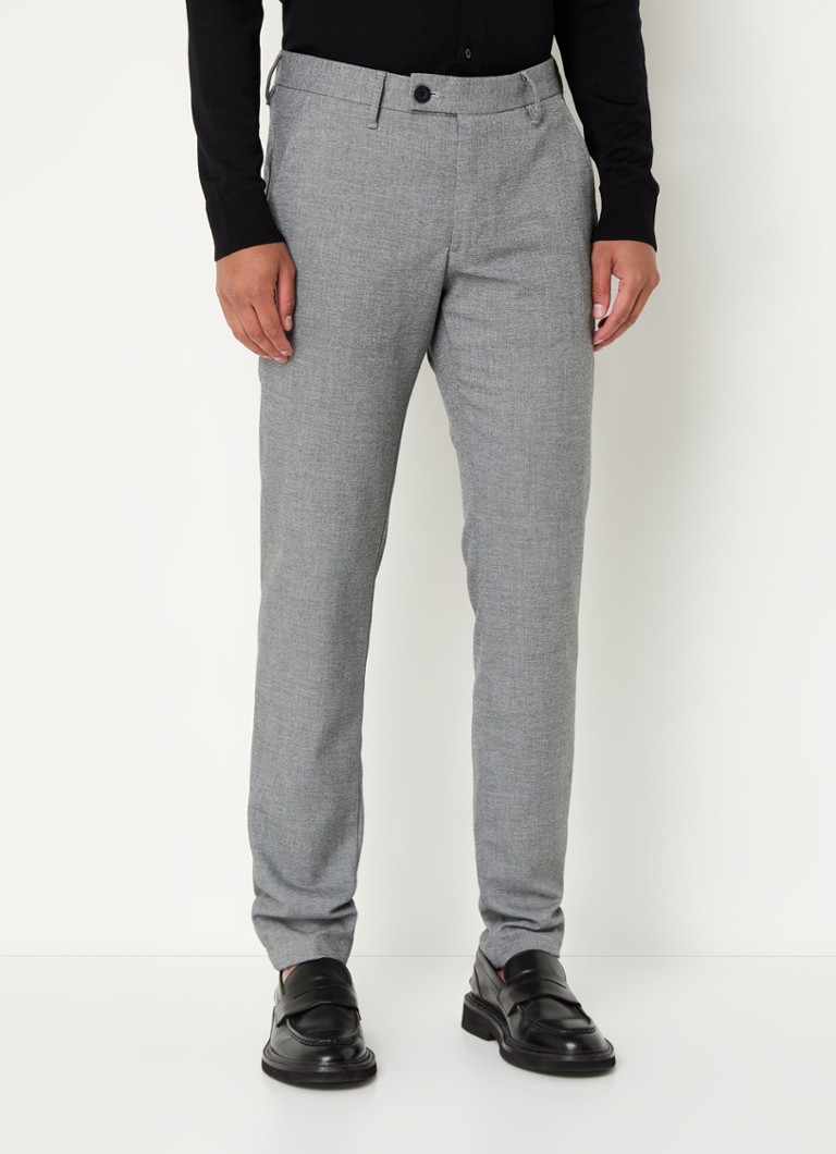 Pantaloni Strelson slim fit cu buzunare laterale
