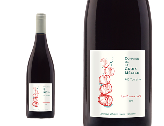 Domaine de la Croix Mélier Touraine les Fosses Baril Rouge 2020 Loire Touraine