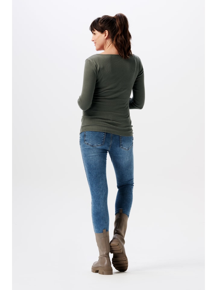 Noppies Still-Shirt Sara in Olive günstig kaufen