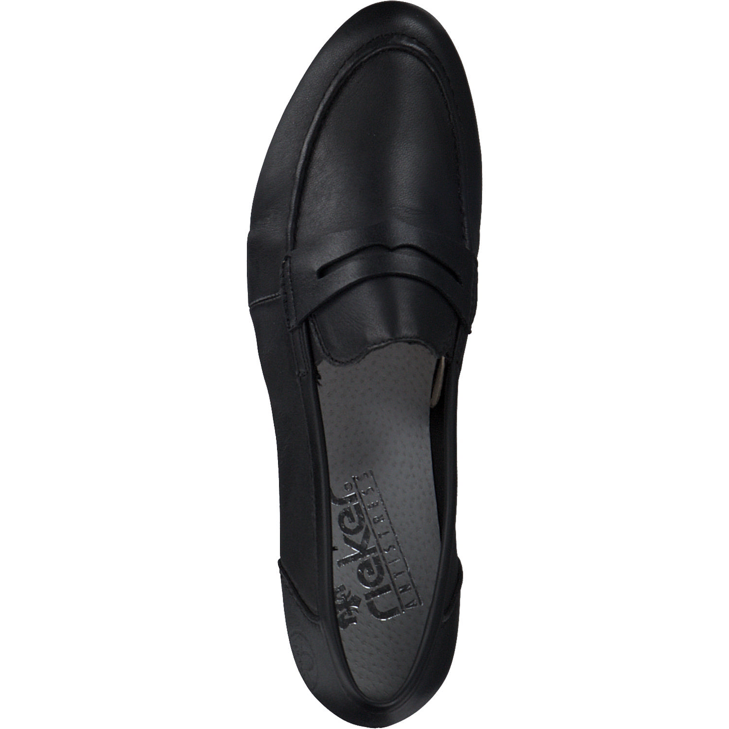 Rieker 51954, Mokassins, Damen, schwarz/schwarz/schwarz