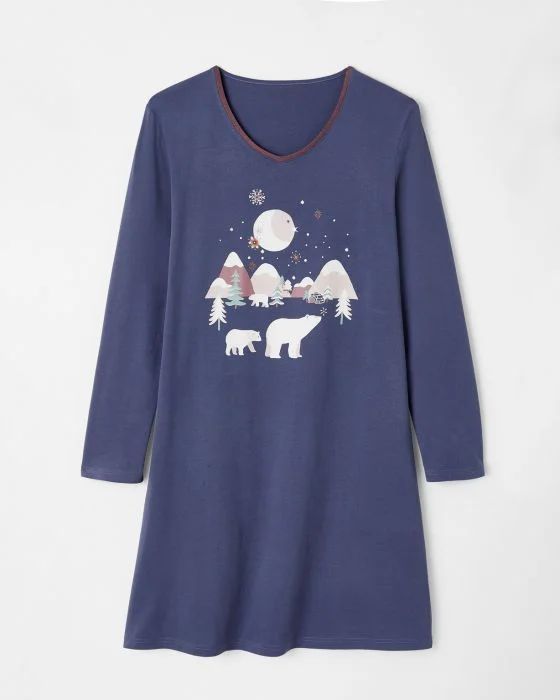 Chemise de nuit maille jersey