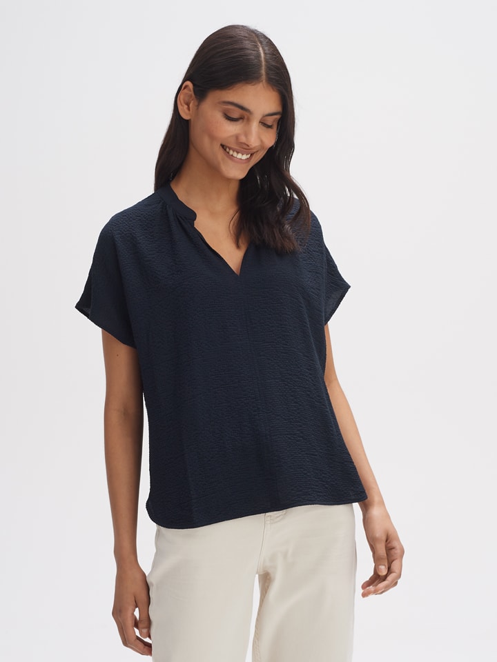 OPUS Bluse in Dunkelblau günstig kaufen