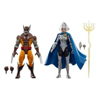 Wolverine 50th Anniversary Marvel Legends Actionfiguren 2er-Pack - Wolverine & Lilandra Neramani