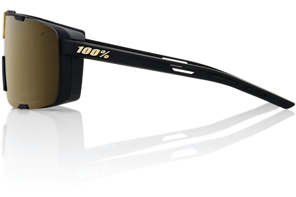 100 Percent Eastcraft soft tact black / Soft Gold Mirror Lens