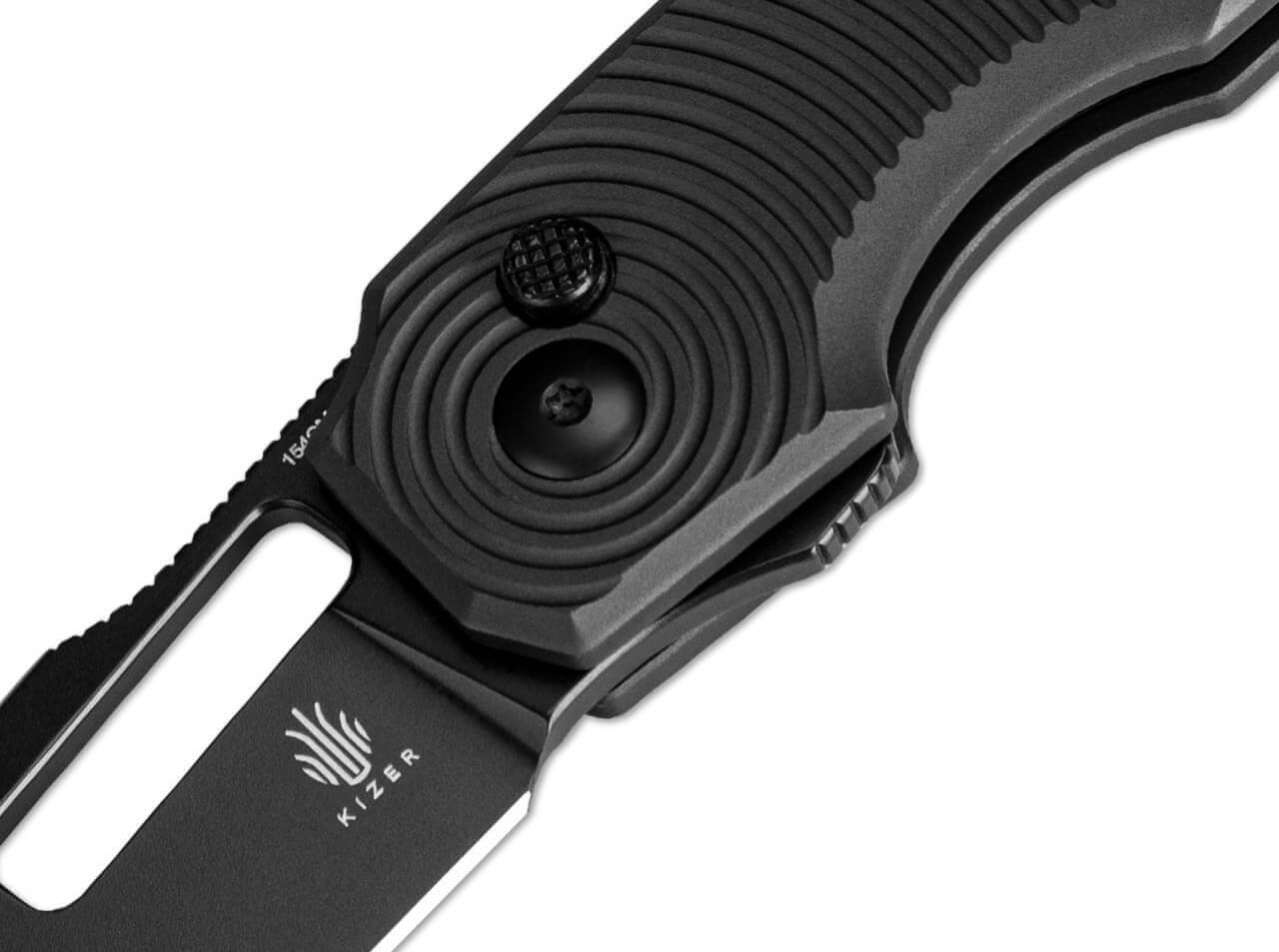 Dogfish Aluminum All Black Button Lock