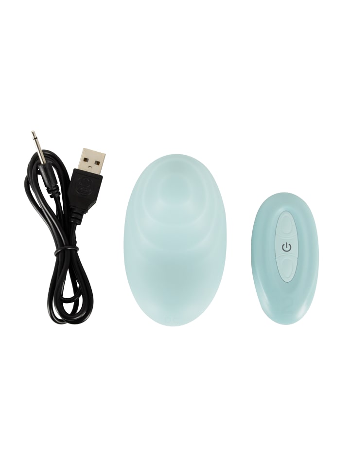 Cuties Auflegevibrator RC Panty Vibrator in türkis günstig kaufen 8 cm