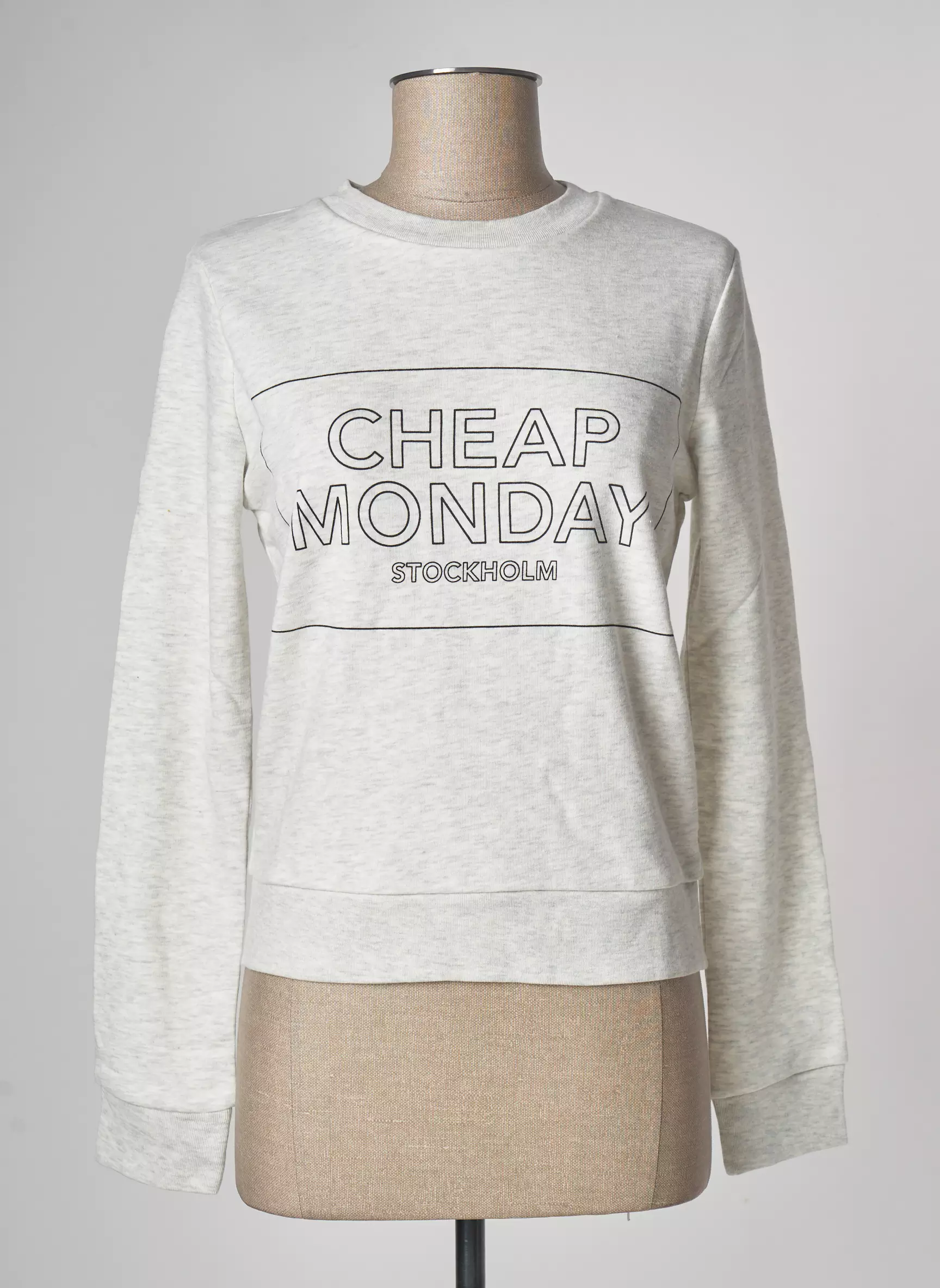 Cheap Monday Sweats Femme couleur gris