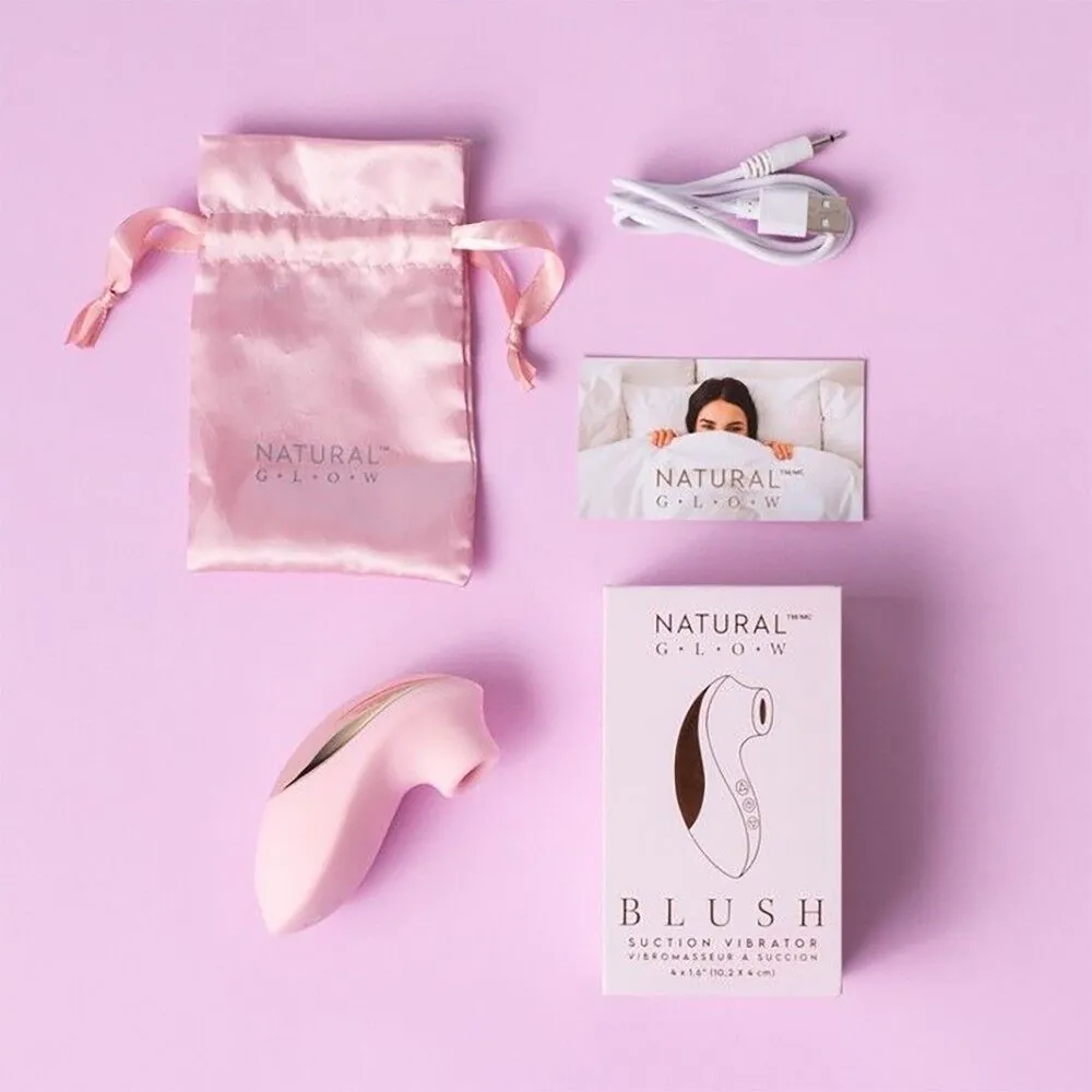 Naturlig glødende blush-vibrator