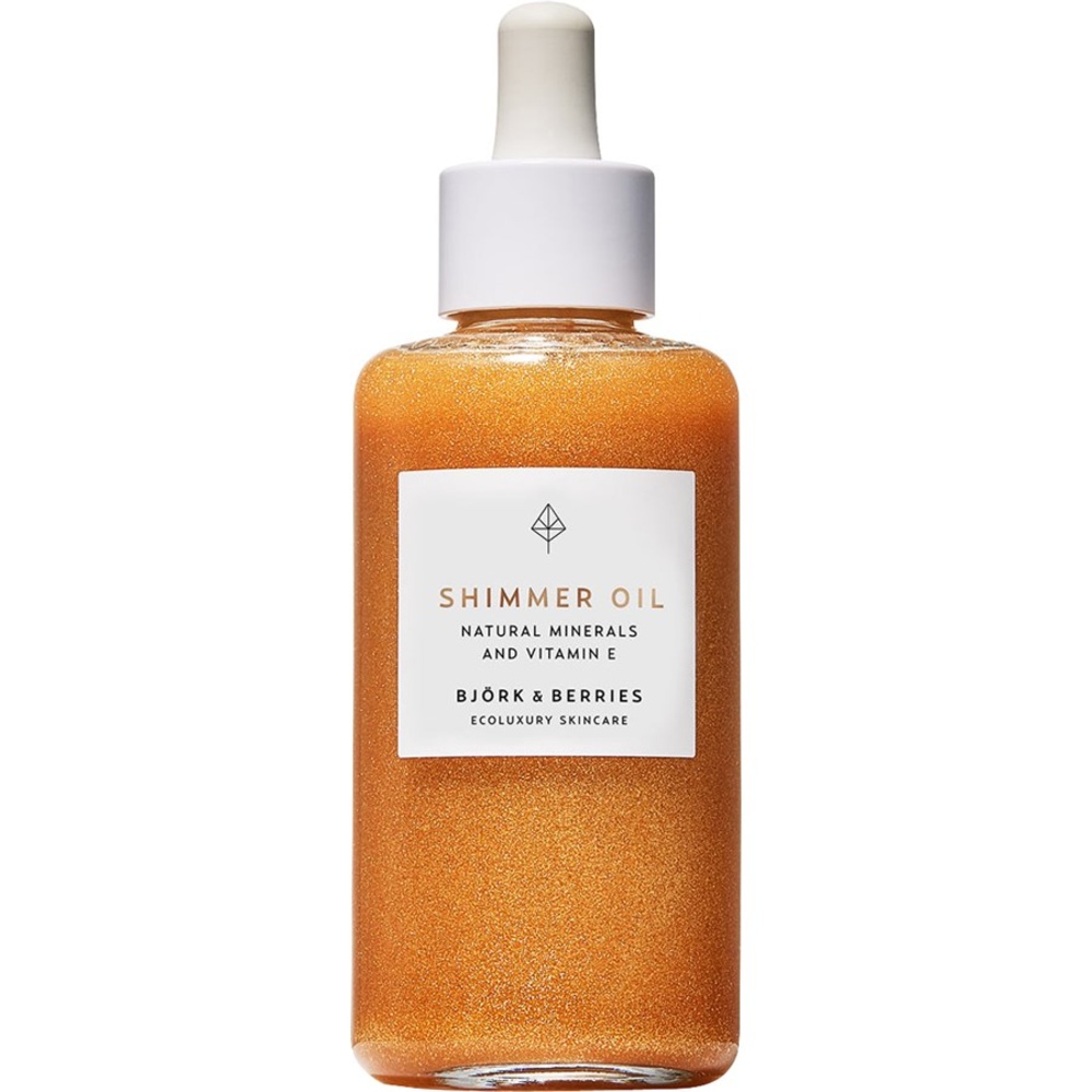 Björk & Berries Natural Minerals & Vitamin E Shimmer Oil Soin visage
