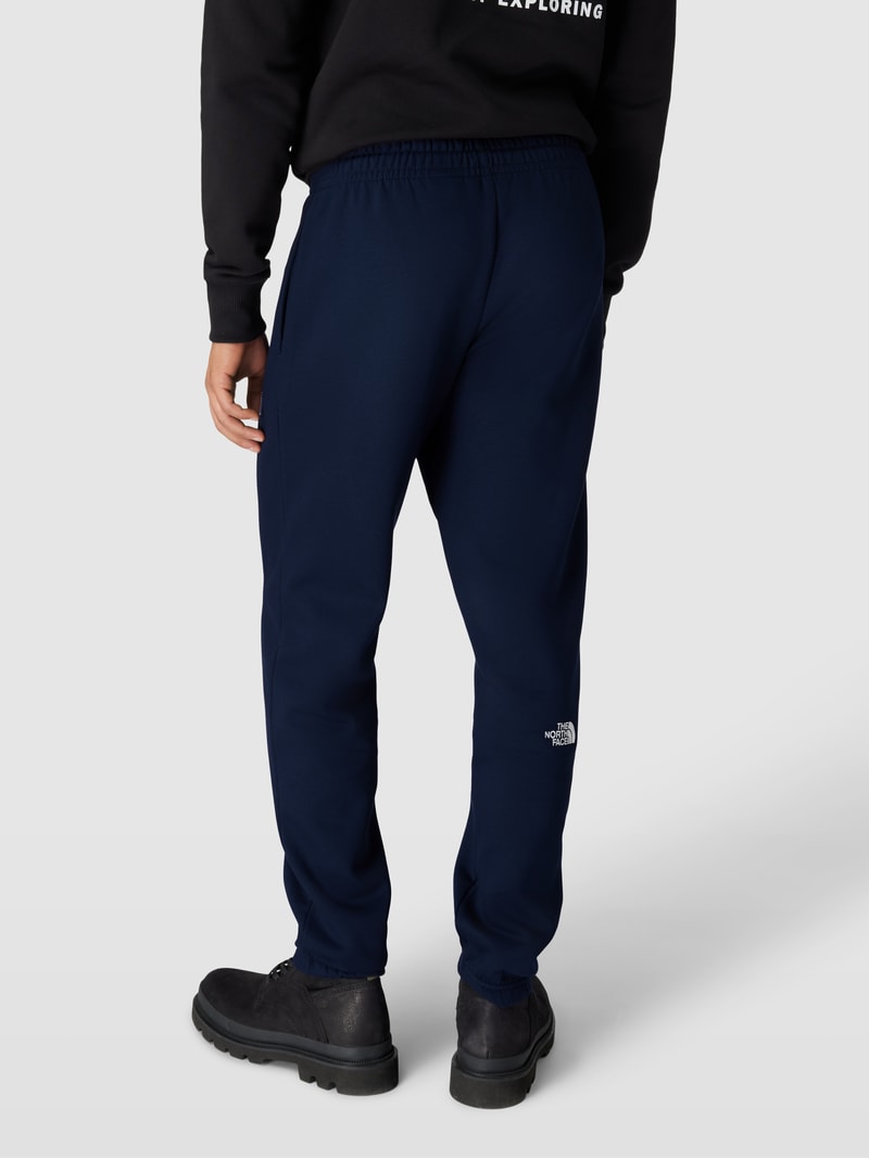 Sweatpants mit elastischem Bund in marineblau
