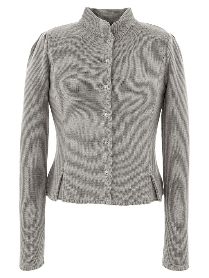 AlpSpur Strickjacke BIOSTYLE2 in grau günstig kaufen