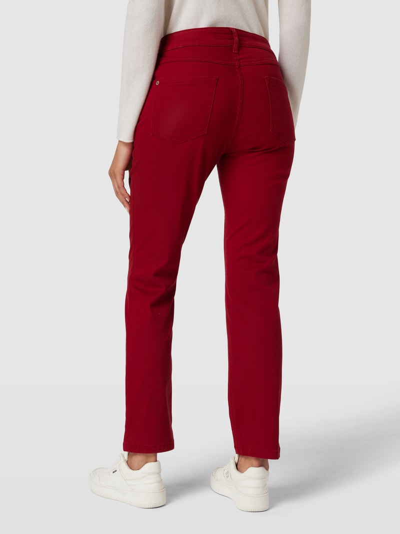 Jeans im 5-Pocket-Design Modell 'CORA' in rot