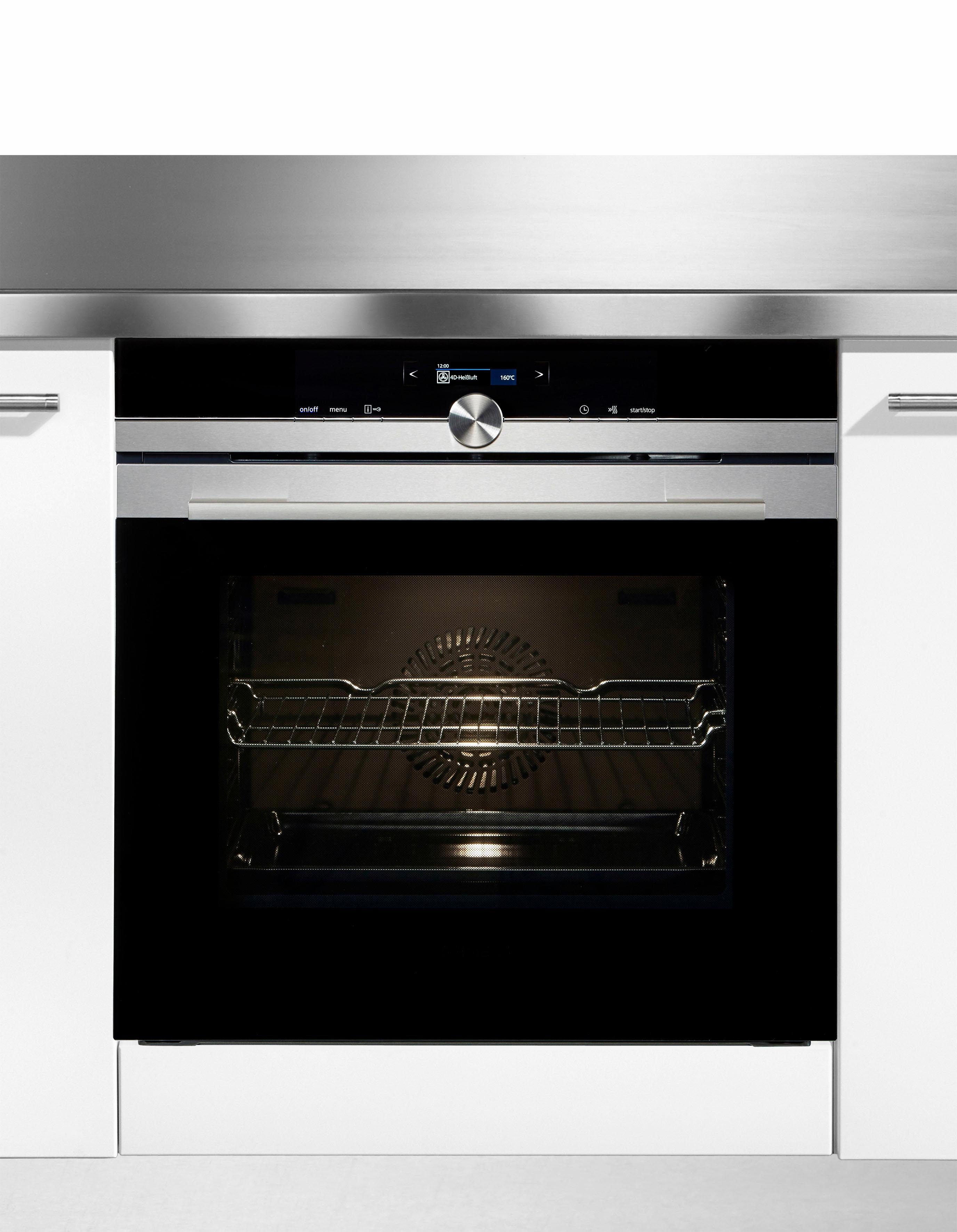 SIEMENS Einbaubackofen iQ700 HB634GBS1, mit Teleskopauszug nachrüstbar, ecoClean Plus, mit ecoClean