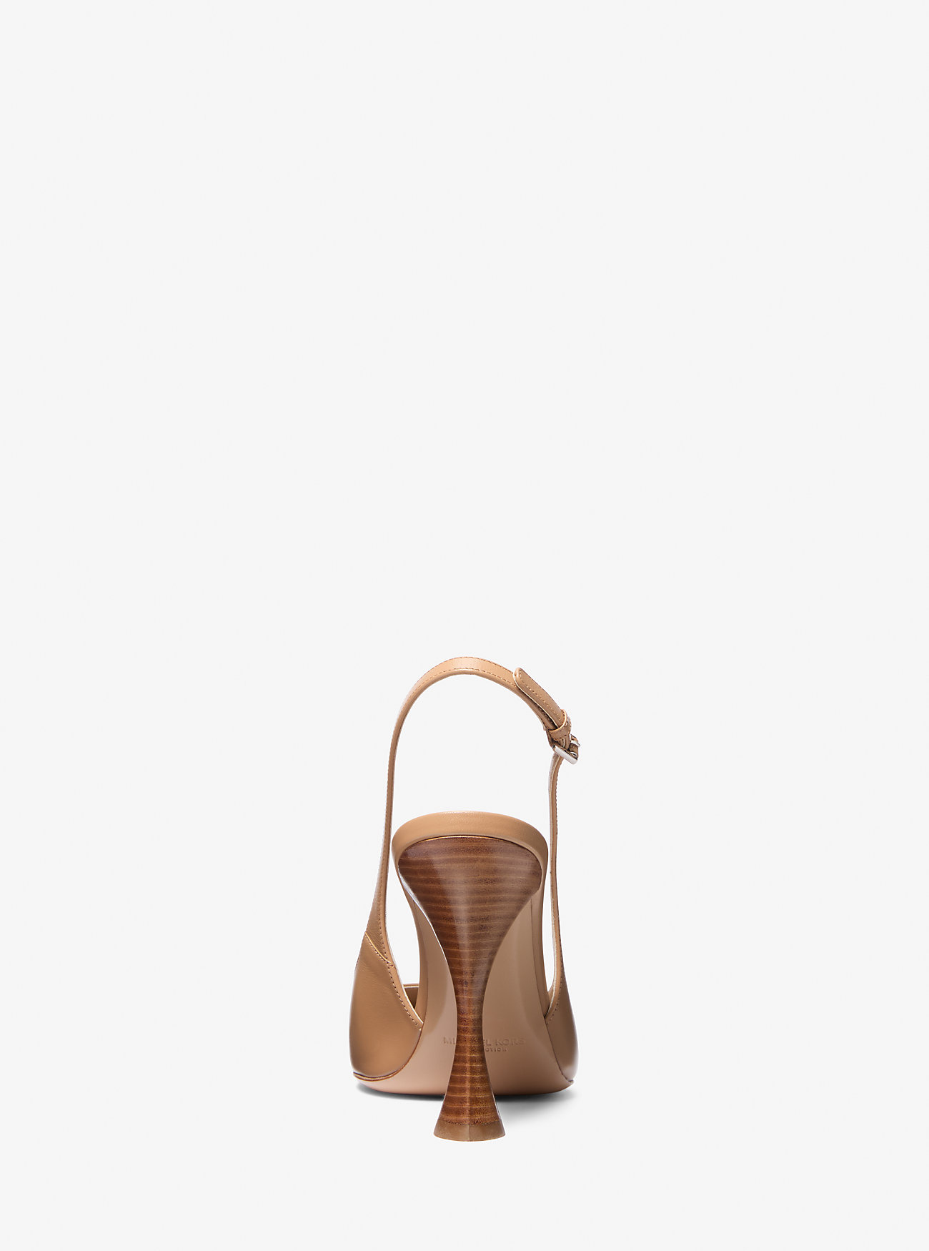 Isabella Leather Slingback Pump - PEANUT