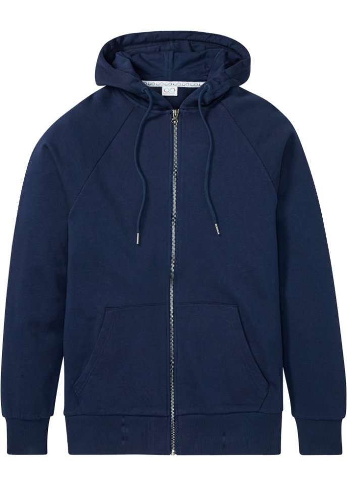 Essential Kapuzen-Sweatjacke aus Bio-Baumwolle