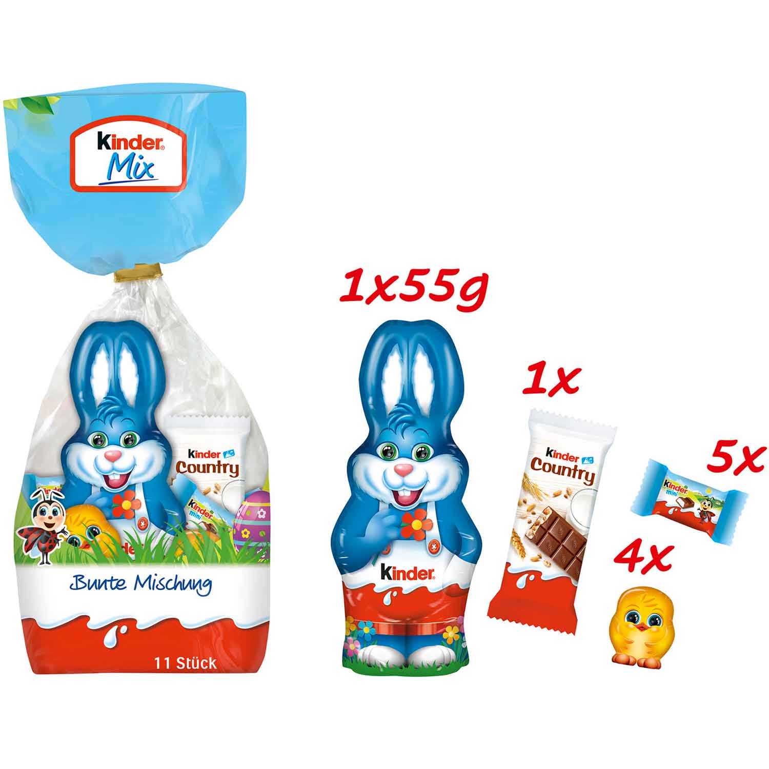 kinder Mix Bunte Mischung 132g