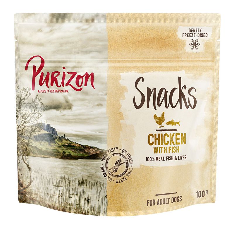 Probierpaket Purizon Hundesnack 2 x 100 g