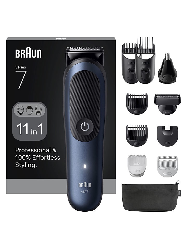 Braun Barttrimmer ''Series 7 All-In-One'' in Dunkelblau günstig kaufen onesize
