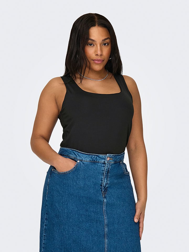 ONLY Carmakoma Top in Schwarz günstig kaufen