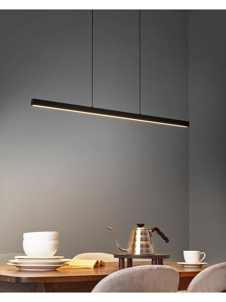 Beliani Pendelleuchten CANDELERO in Schwarz - (W) 90 x (H) 116 x (L) 10 cm günstig kaufen onesize