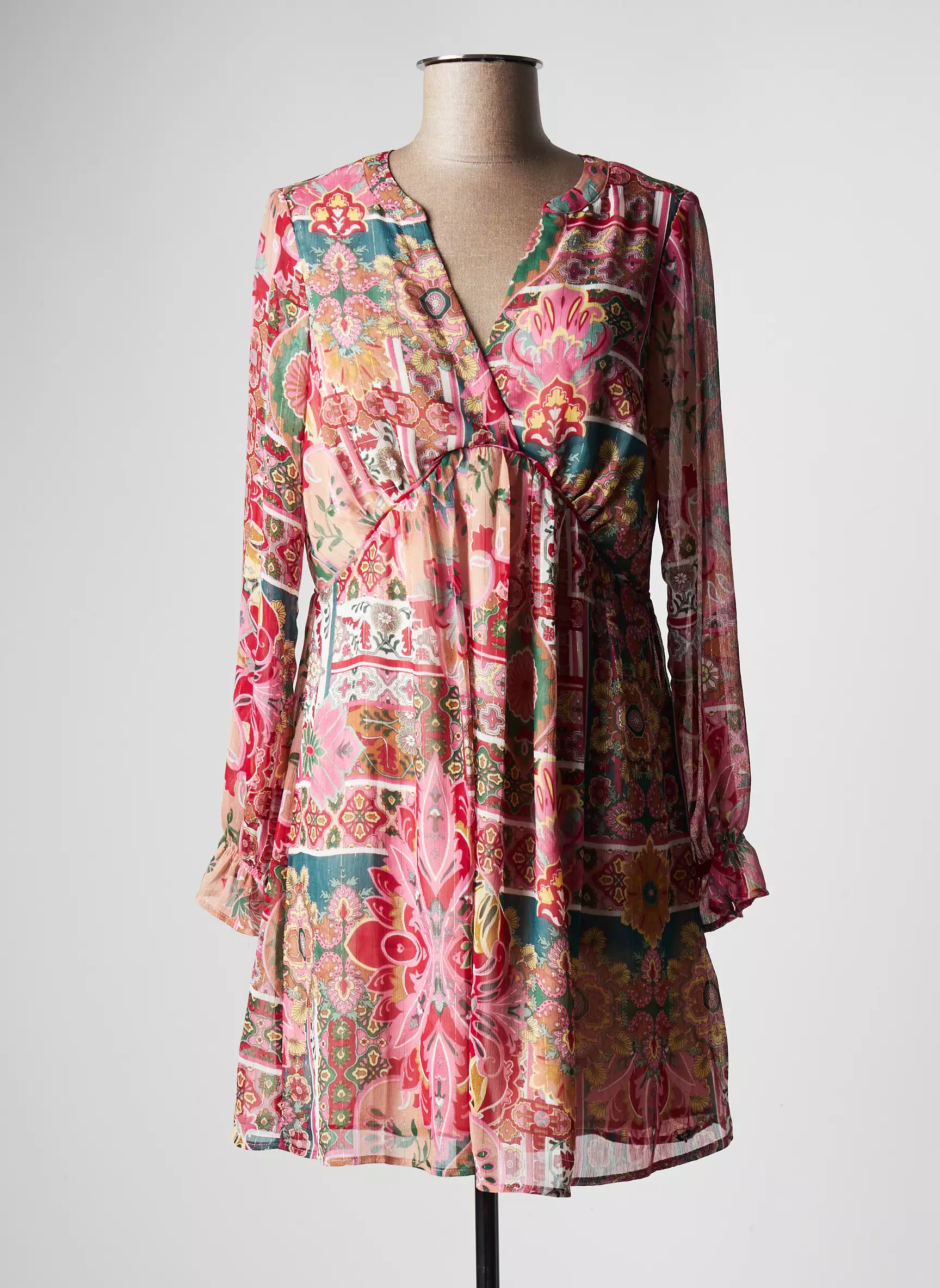 Les P Tites Bombes Robes Courtes Femme couleur rose