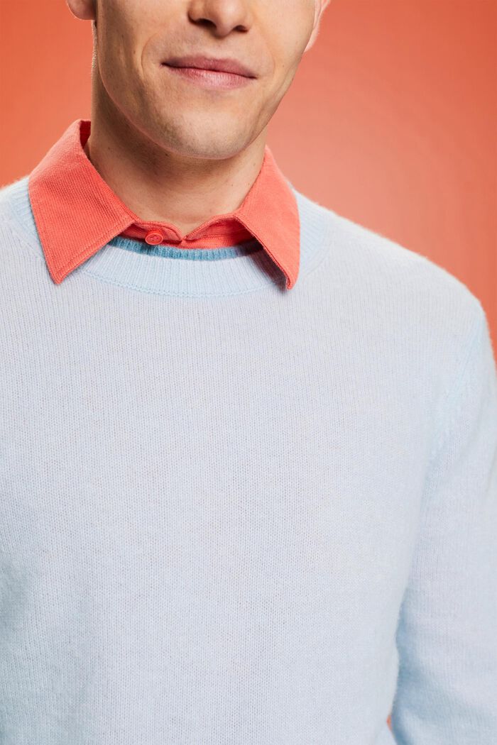 Kaschmirpullover mit Rundhalsausschnitt
