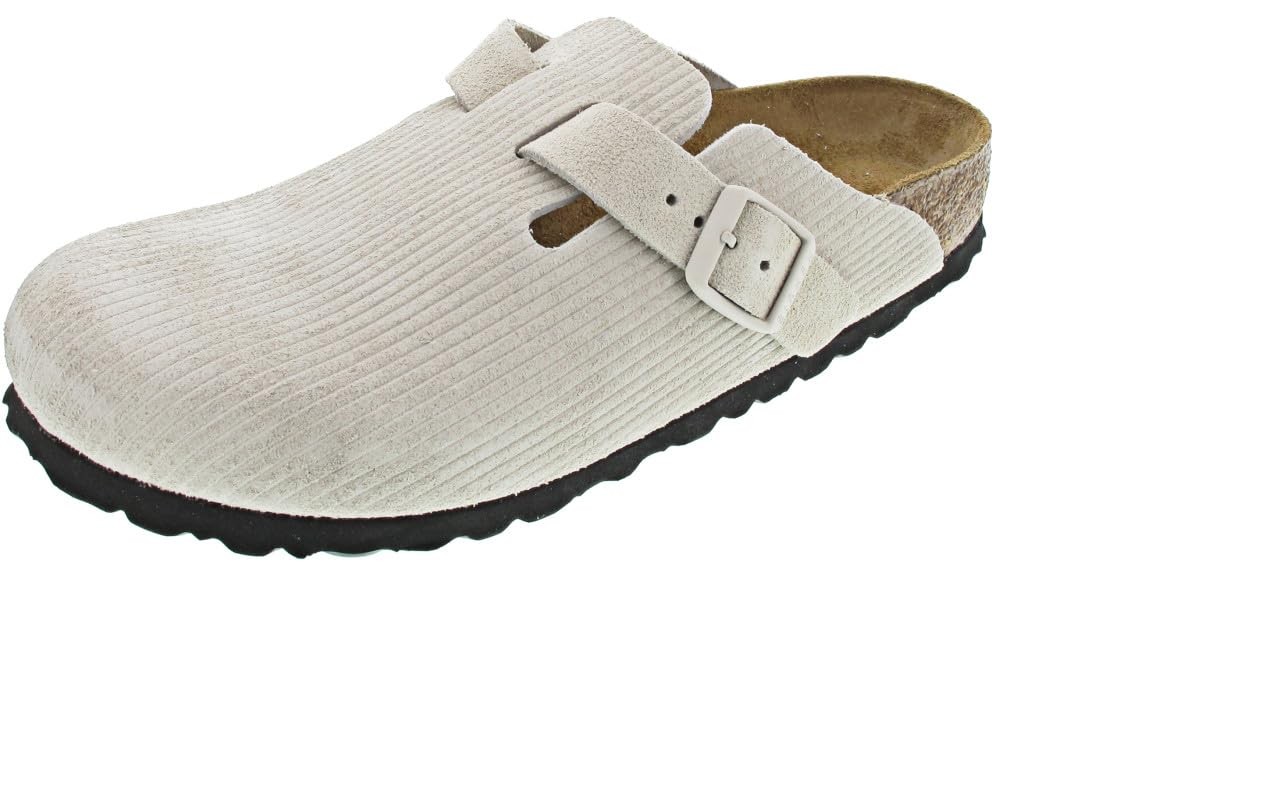 BIRKENSTOCK Komfort Sandalen weiss Boston LEVE Curdurooy S