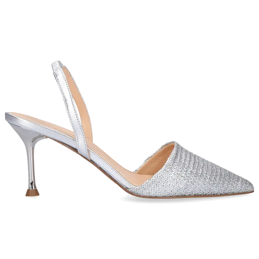 EN AVANT - Slingpumps 1046 Kalbsleder - silber